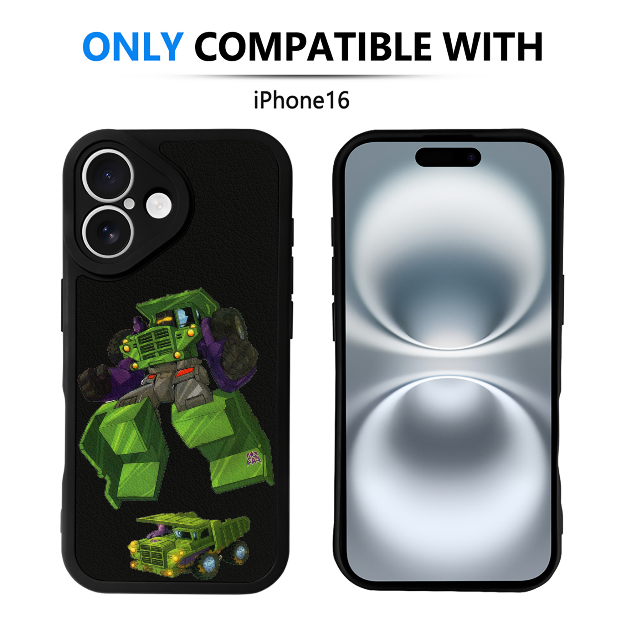 （画像用）  【iPhone 16シリーズ対応】シリコンスマホケース（レザー調） 材質：シリコン